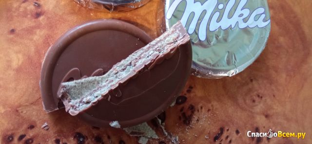 Вафли Milka Choco Wafer в молочном шоколаде с начинкой какао