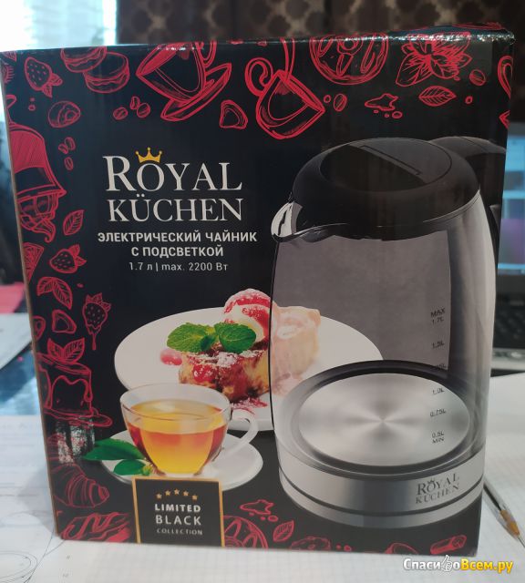 Электрический чайник Royal Kuchen Kettle-RK Т. З.