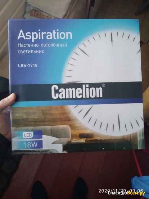 Настенно потолочный светильник Aspiration LBS-7718 Camelion