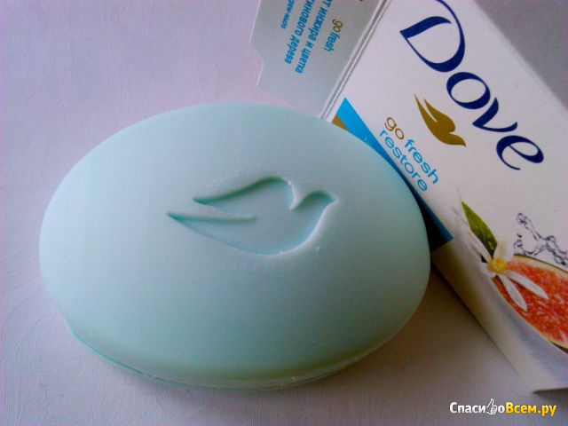 Крем-мыло Dove Go fresh restore "Инжир и лепестки апельсина"