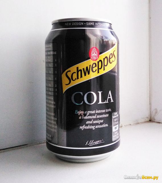 Газированный напиток Schweppes cola