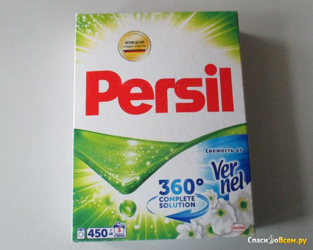 Стиральный порошок Persil Свежесть от Vernel 360 Complete Solution