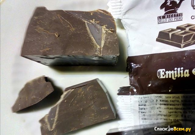 Шоколад  Zaini Emilia Cioccolato Fondente Extra