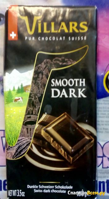 Шоколад Villars Smooth dark
