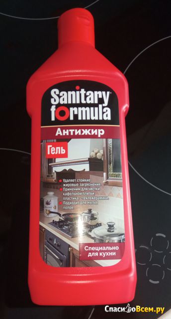Чистящий гель "Sanitary formula" Антижир