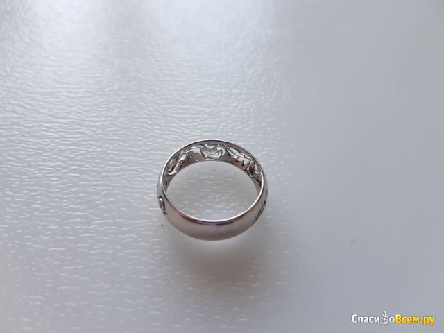 Резное кольцо из серебра Sokolov Арт. 94011176