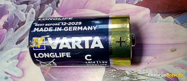 Батарейки Varta C LR14 Longlife