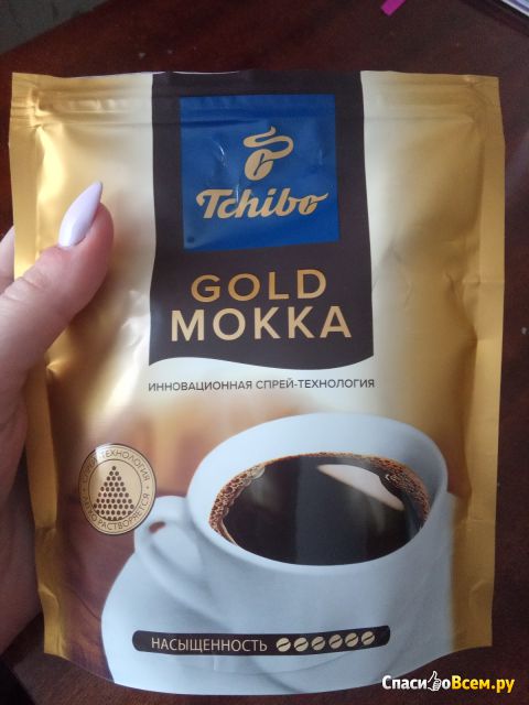 Кофе натуральный растворимый Tchibo Gold Mokka