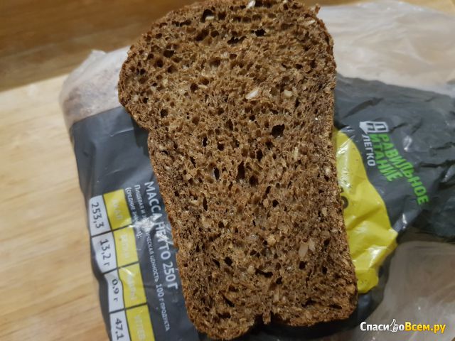 Хлеб "ВкусВилл" Ржано-пшеничный цельнозерновой без муки
