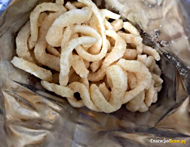 Снеки картофельные Mini Free "Луковые кольца" со вкусом грибов