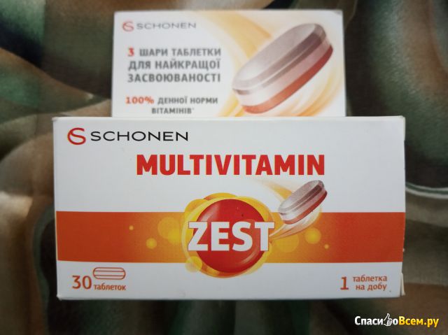 Мультивитамины в таблетках Zest