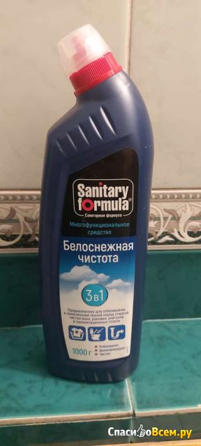Многофункциональное средство Sanitary formula "Белоснежная чистота"
