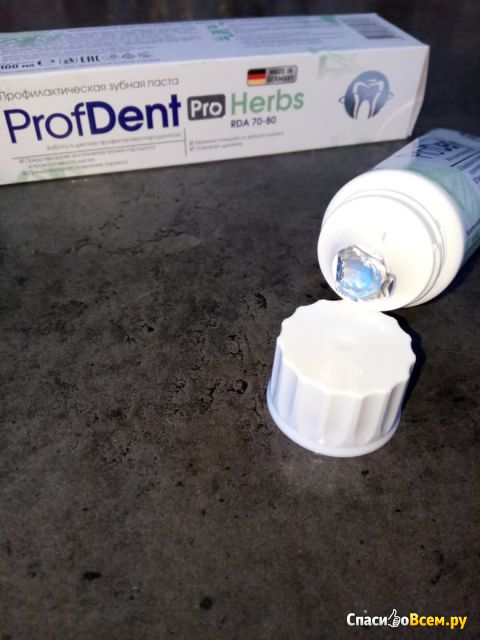 Профилактическая зубная паста ProfDent Pro Herbs