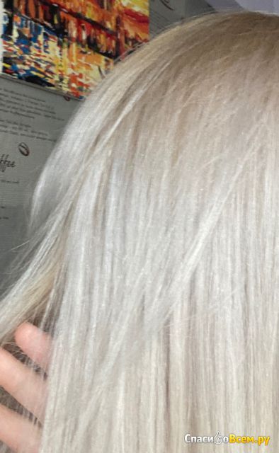 Перманентная крем-краска для волос Ollin professional color 9/21 блондин фиолетово-пепельный