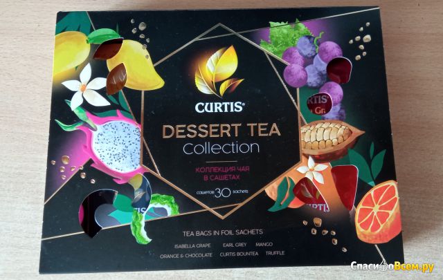 Чай Curtis Dessert Tea collection "Коллекция чая с десертными вкусами" в пакетиках