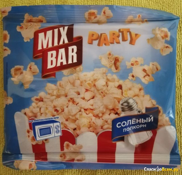 Солёный попкорн Mix Bar