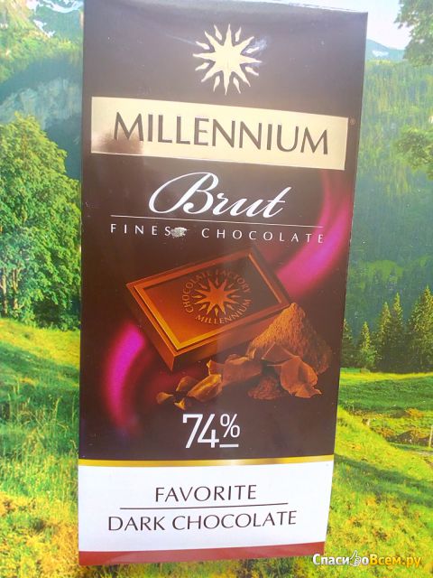 Шоколад Millennium Favorite  Brut  черный