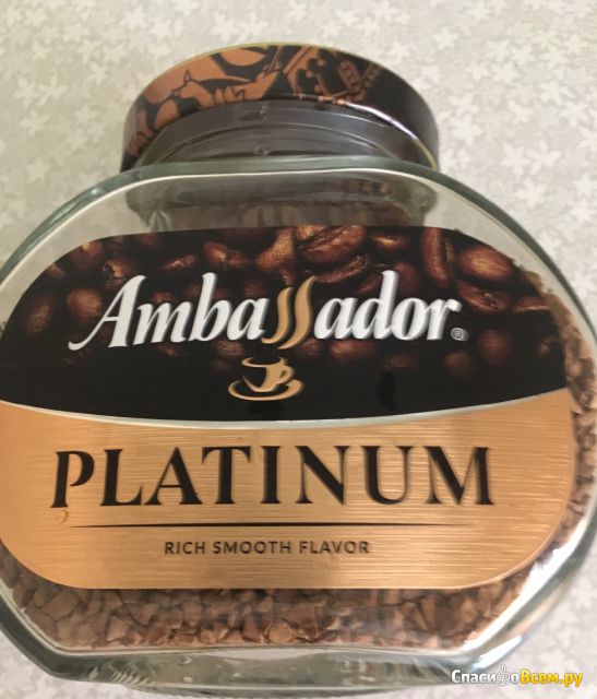 Кофе Ambassador Premium coffee Platinum
