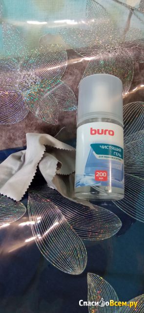Набор Buro BU-Gscreen чистящий гель + многоразовая салфетка для экрана, для оптики