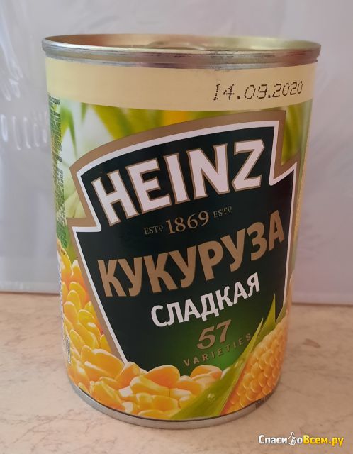 Кукуруза консервинованная сладкая Heinz