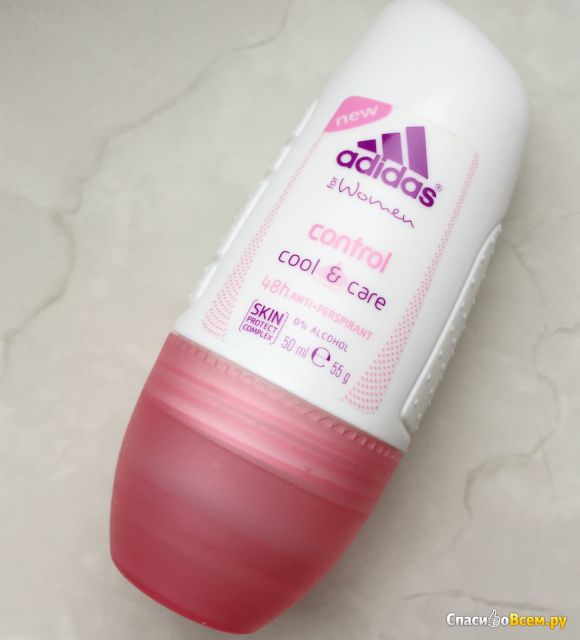 Роликовый дезодорант-антиперспирант Adidas Cool & Care Control