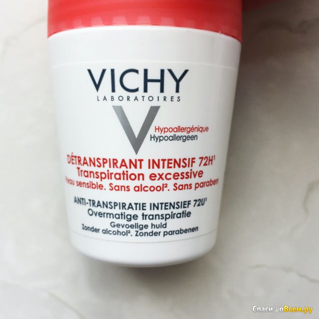 Дезодорант-антистресс 72 часа защиты Vichy 72Hr Anti-perspirant treatment