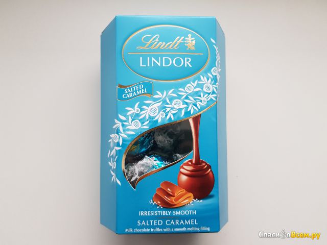 Конфеты шоколадные Lindt Lindor Salted Caramel