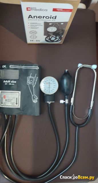 Тонометр механический Promedica Aneroid blood pressure kit M-30
