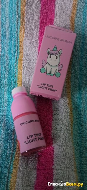 Тинт для губ Unicorns approve lip tint "light pink"