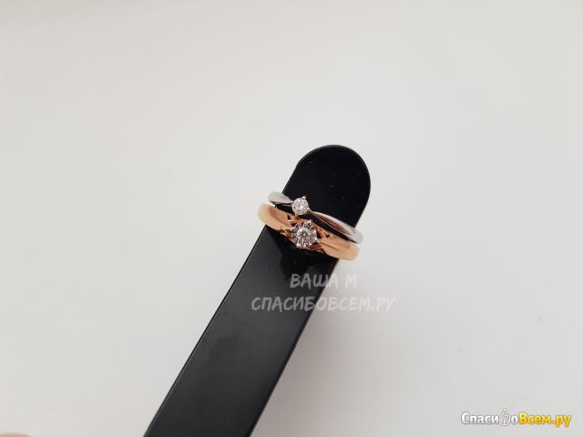 Помолвочное кольцо из белого золота 585 пробы с бриллиантом Sokolov, Арт. 1011496