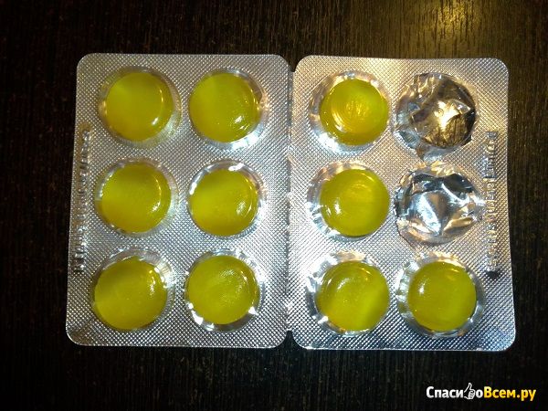 Пастилки при кашле Lozen Pharma Neotravisil со вкусом меда и лимона