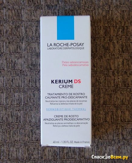 Успокаивающий крем для кожи лица, склонной к себорейному дерматиту La Roche-Posay Kerium DS