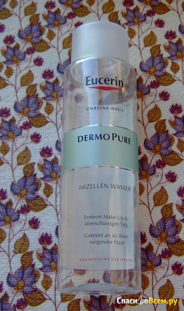 Мицеллярная вода Eucerin DermoPure для проблемной кожи