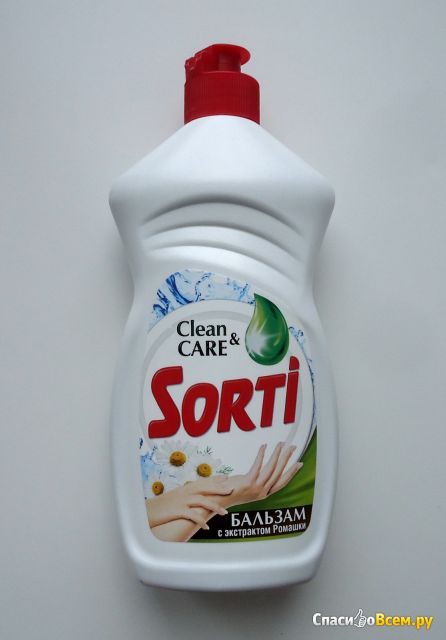 Средство для мытья посуды Sorti бальзам с экстрактом ромашки