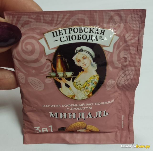 Напиток кофейный растворимый Петровская Слобода "Миндаль"