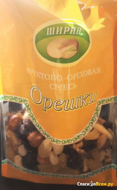 Фруктово-ореховая смесь "Орешки", Ширин