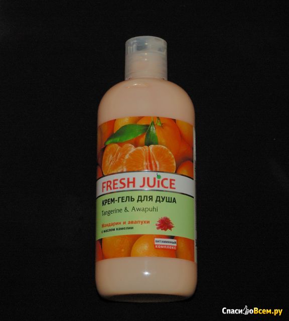Крем-гель для душа Fresh Juice "Tangerine & Awapuhi"