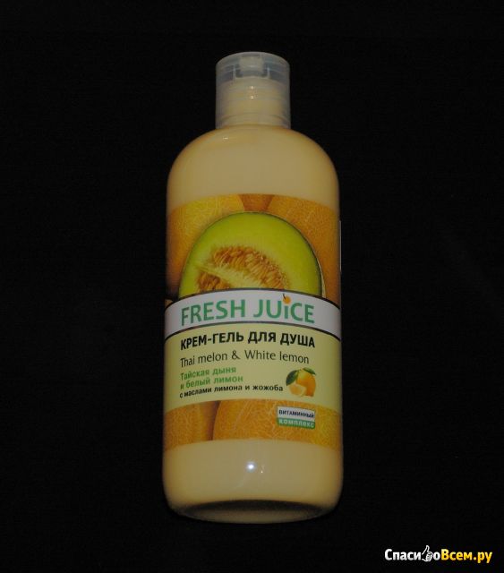 Крем-гель для душа Fresh Juice "Thai melon & White lemon" с маслом жожоба