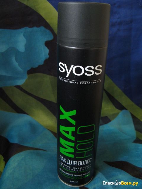 Лак для волос Syoss Max Hold