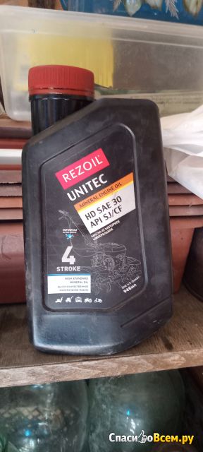 Масло моторное Rezoil Unitec 4Т минеральное