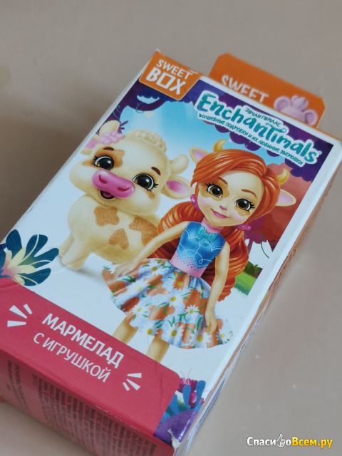 Мармелад с игрушкой Sweet box "Enchantimals"