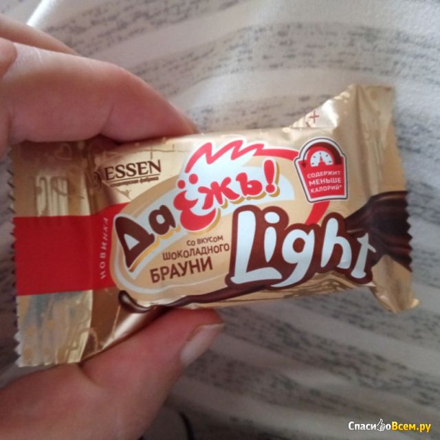 Конфеты Essen "Даежь! Light" со вкусом шоколадного брауни