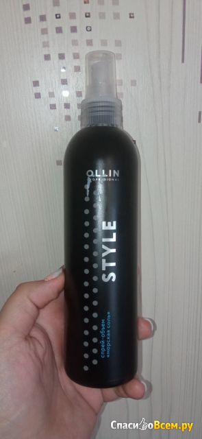 Спрей-объем для волос Ollin Professional Style "Морская соль"