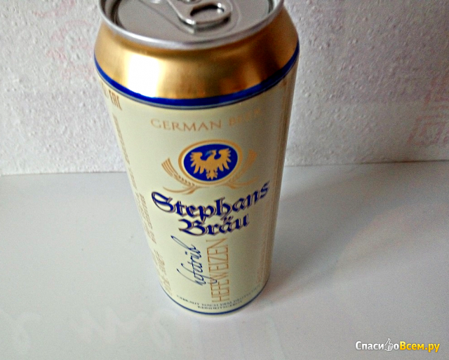 Пиво Stephans Brau Hefeweizen нефильтрованное