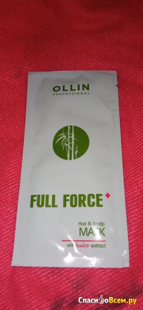 Маска для кожи головы с экстрактом бамбука Ollin professional Full Force