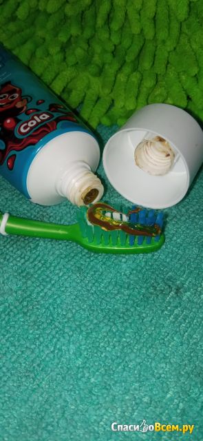 Детская зубная паста "Babiko" со вкусом колы