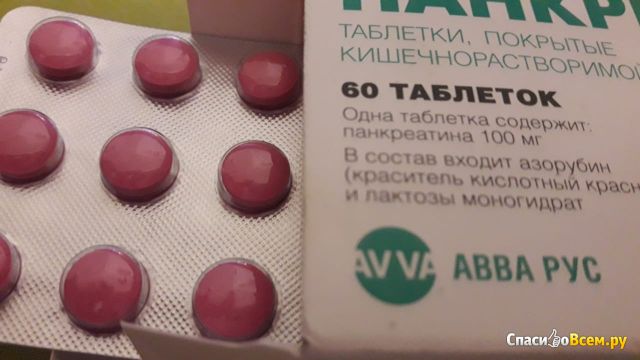 Таблетки "Панкреатин"