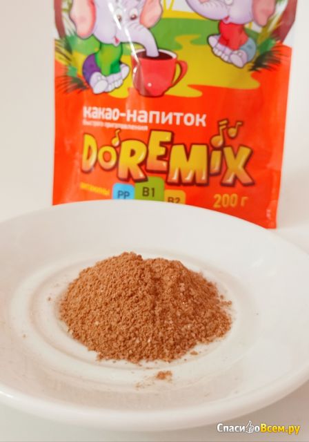Растворимый Какао напиток "Славкофе" DoReMix c витаминами
