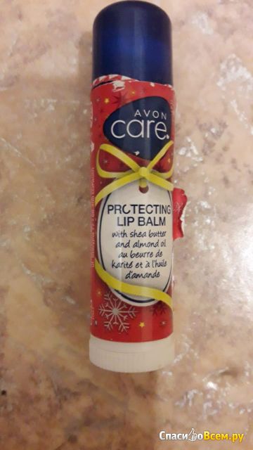 Защитный бальзам для губ Avon Care с маслами ши и миндаля