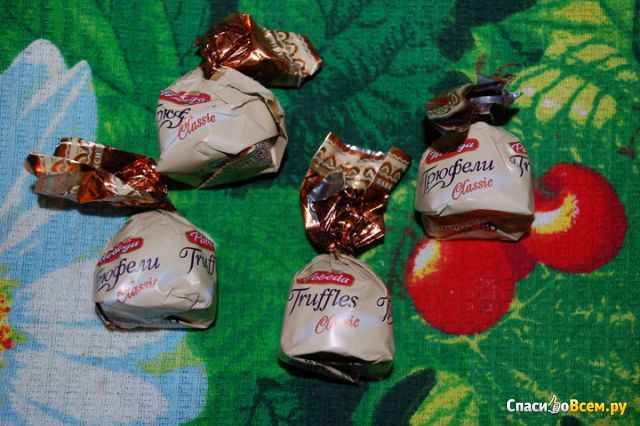 Шоколадные конфеты "Победа" Трюфели Classic